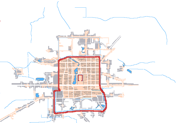 Beijing map anno 1966