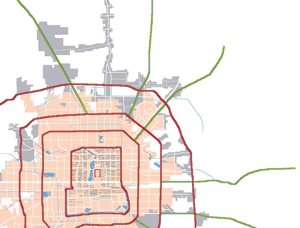 Beijing map anno 2005