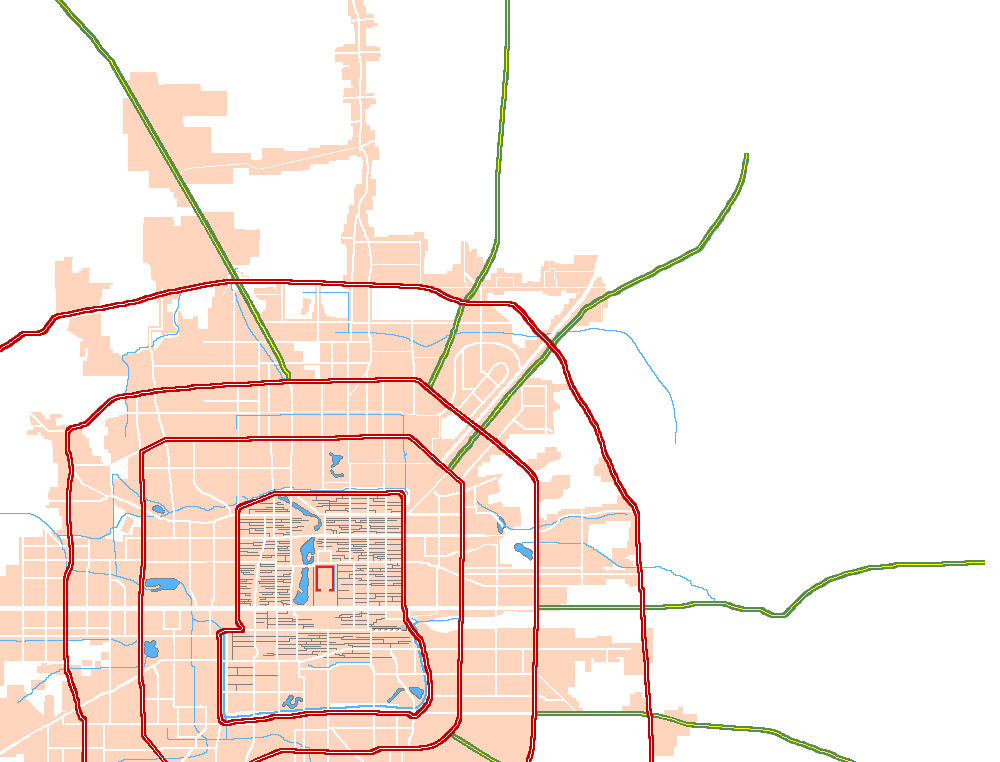Beijing map anno 2006